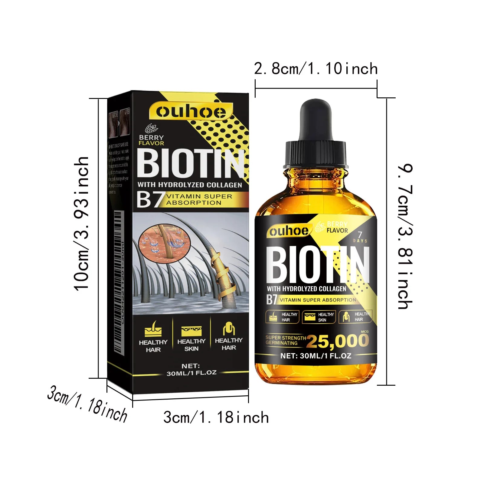 30ml Collagen B7 Vitamin Hair Care Essential Oil