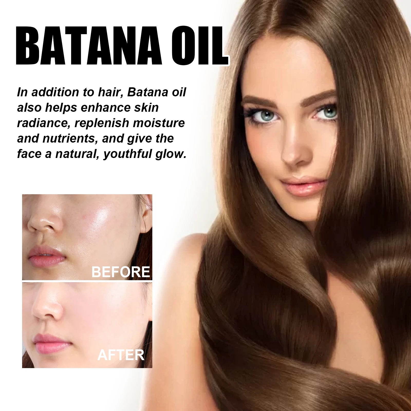 Hair Growth Oil Anti Breakage Hair Repair Split Ends Nourish Scalp Moisturizing Oil