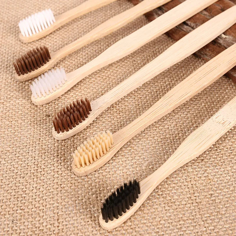Eco Friendly Bamboo Charcoal Toothbrush For Oral Health