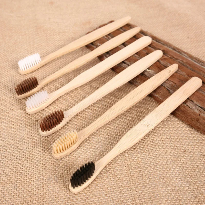 Eco Friendly Bamboo Charcoal Toothbrush For Oral Health