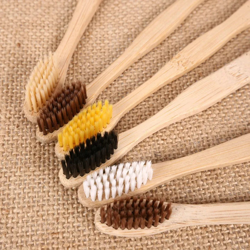 Eco Friendly Bamboo Charcoal Toothbrush For Oral Health