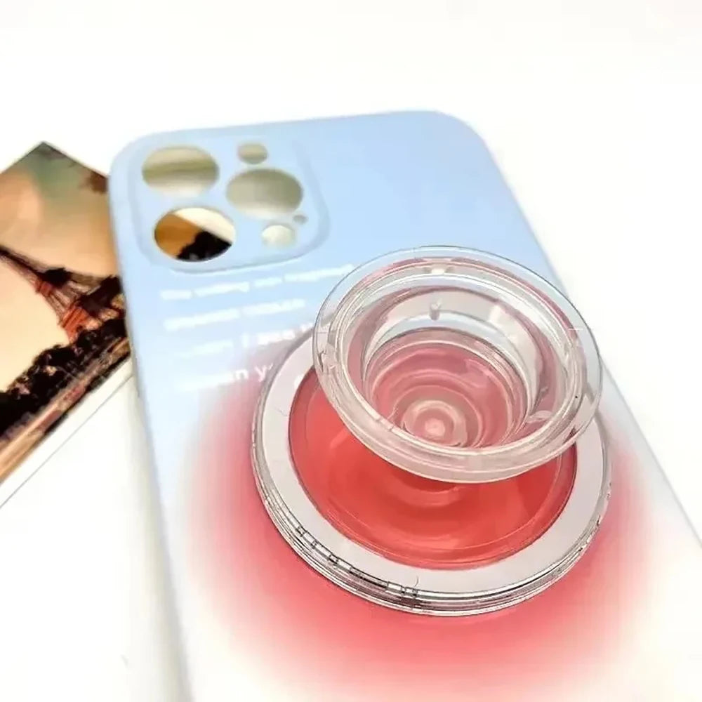 Magnetic Folding Phone Socket Grip Pocket Finger Expanding Stand For MagSafe iPhone Mac Samsung 17 16 15 14 13 12 Xiaomi Huawei