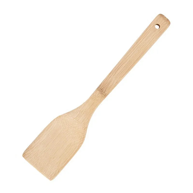 Non-Stick Pan Spatula Natural Bamboo Household Kitchen Spatula Spoon Cooking Utensils Dinner Food Wok Shovel Kitchen Accessories