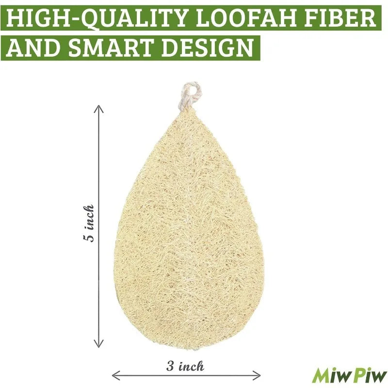 Natural Loofah Dish Sponge 100% Biodegradable Dishwashing