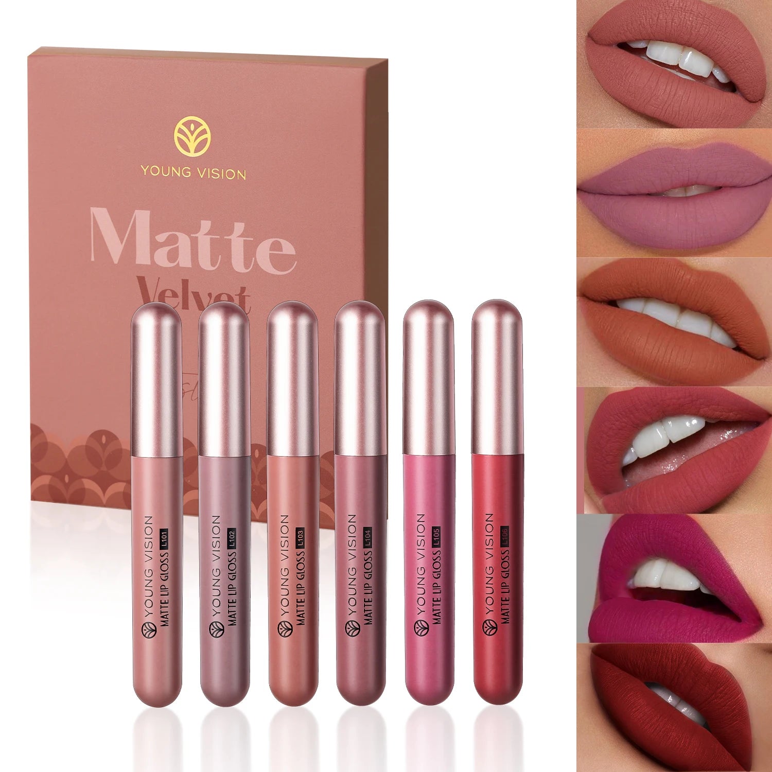 Matte Velvet Liquid Lipstick Set