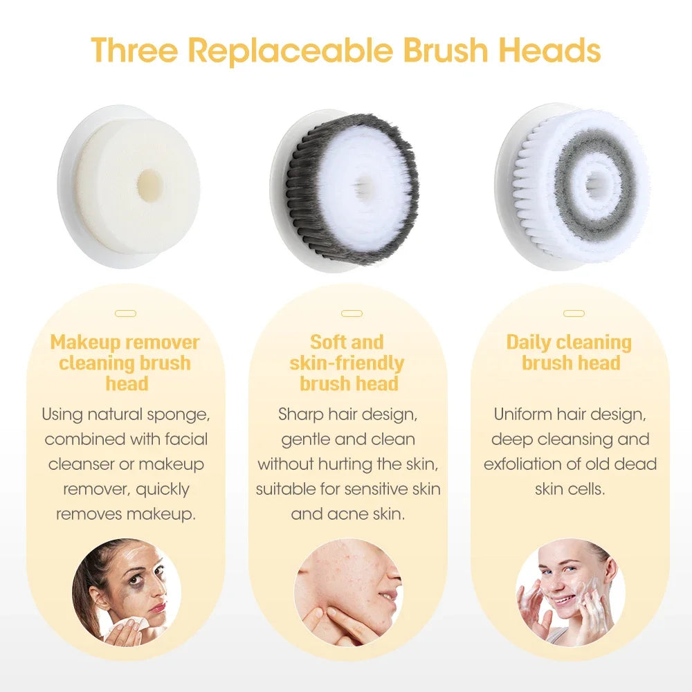 Electric Facial Cleansing Device Multifunctional Brush