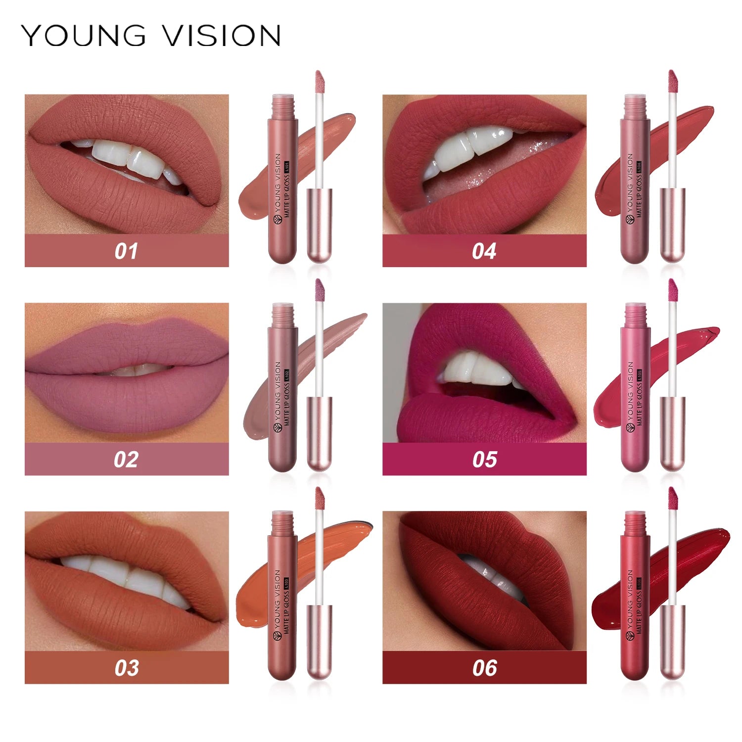 Matte Velvet Liquid Lipstick Set