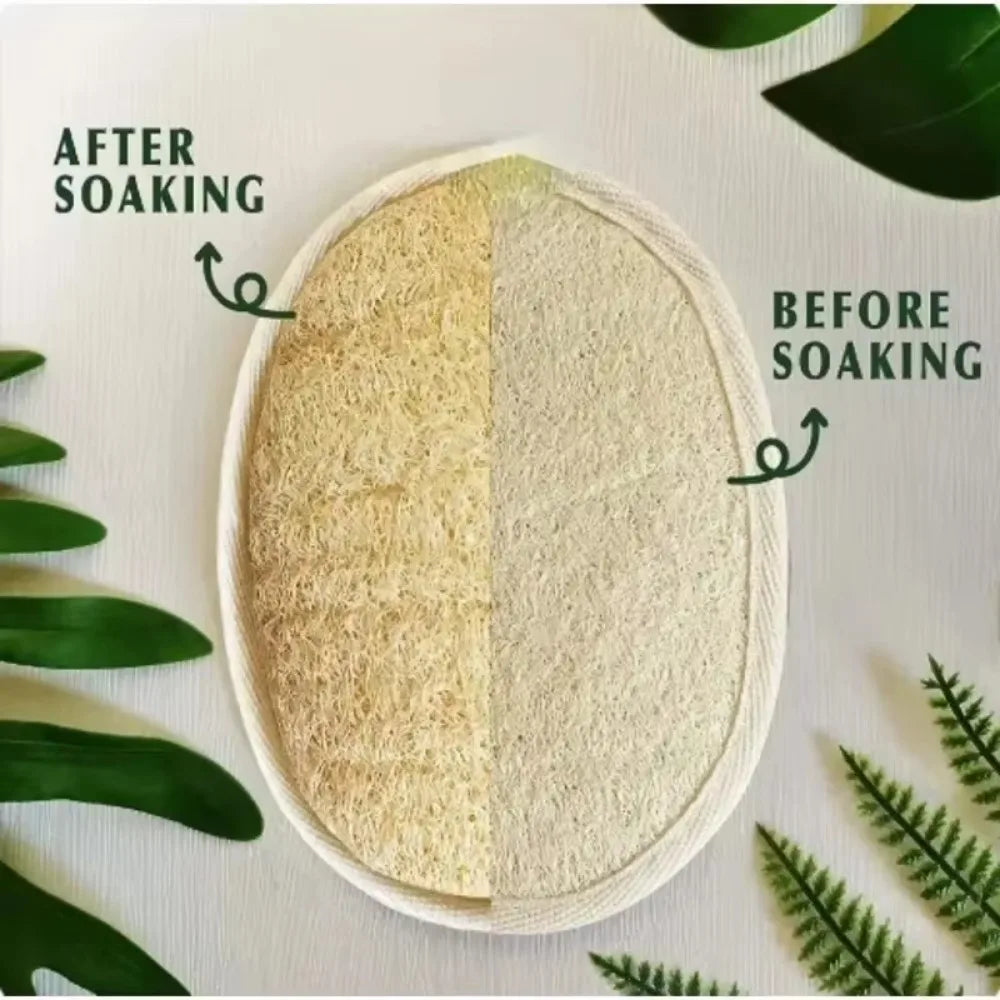 Natural Loofah Bath Brush Soft Body Scrub Exfoliating Scrub Shower Sponge