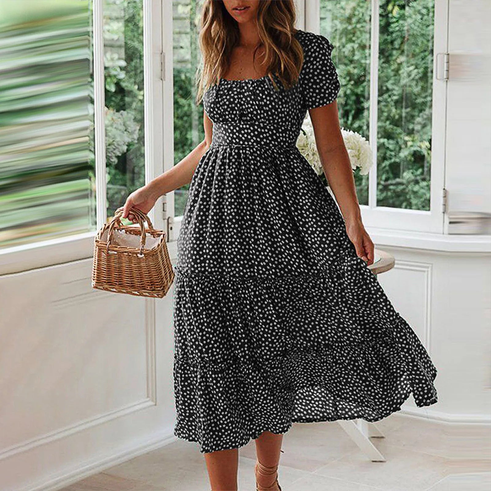 Summer Fashion Little Sleeve Elegant Dresses For Women