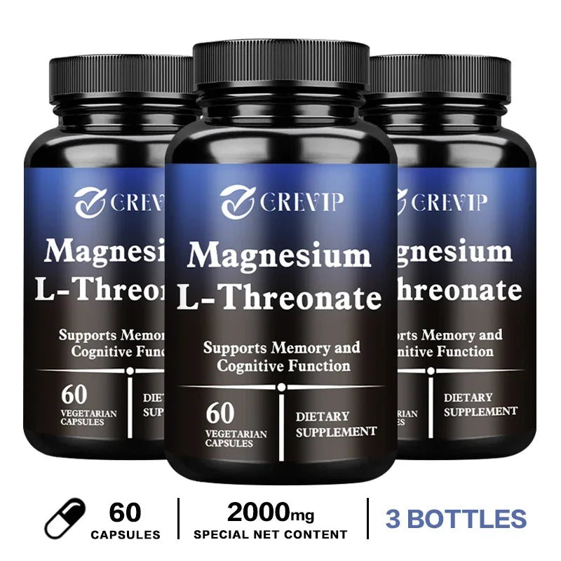 Magnesium L-Threonate Supplement – Promotes Brain Health, Memory, Concentration and Cognition