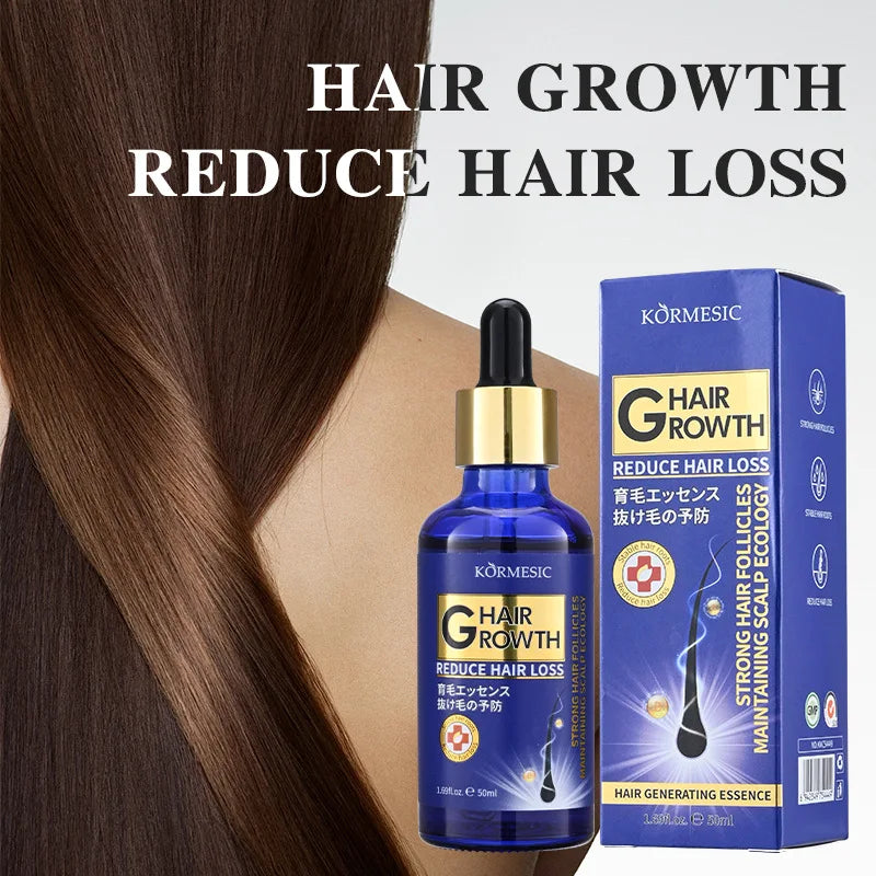 KORMESIC Magic Biotin Hair Growth Serum Strengthen Smoothing Deep Nourishing Frizzy Damaged Repair Spray Oil 30ml