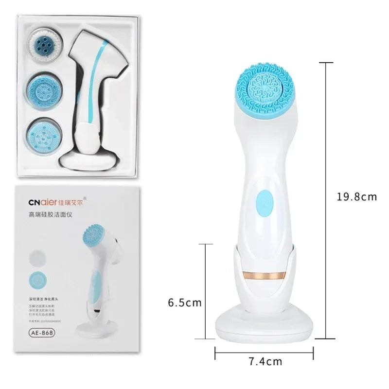 Electric Cleansing Brush Ultrasonic Facial Cleaner
