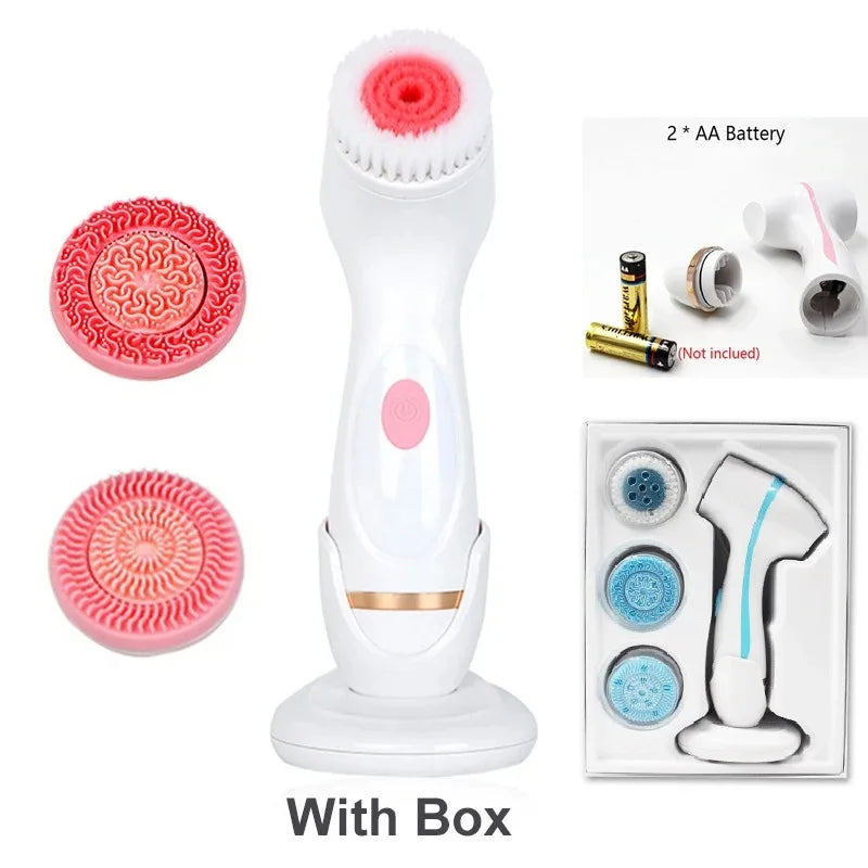 Electric Cleansing Brush Ultrasonic Facial Cleaner
