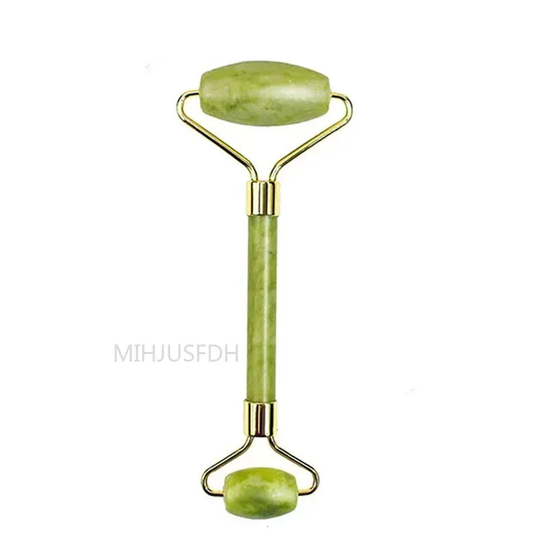 Natural Jade Roller Massager for Face Body Back Foot Massage Roller