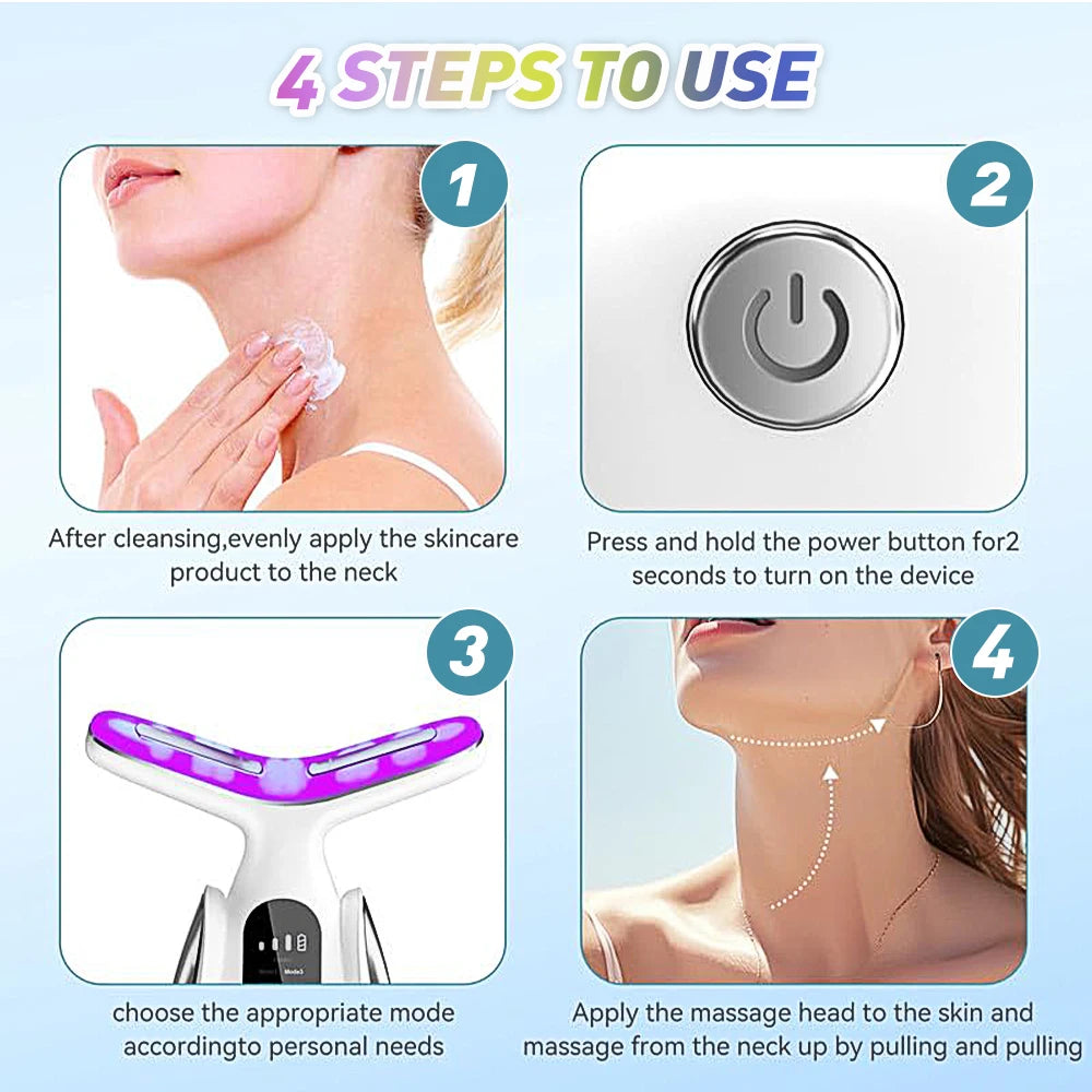 Facial And Neck Massage USB Rechargeable Neck Wrinkle Removal
