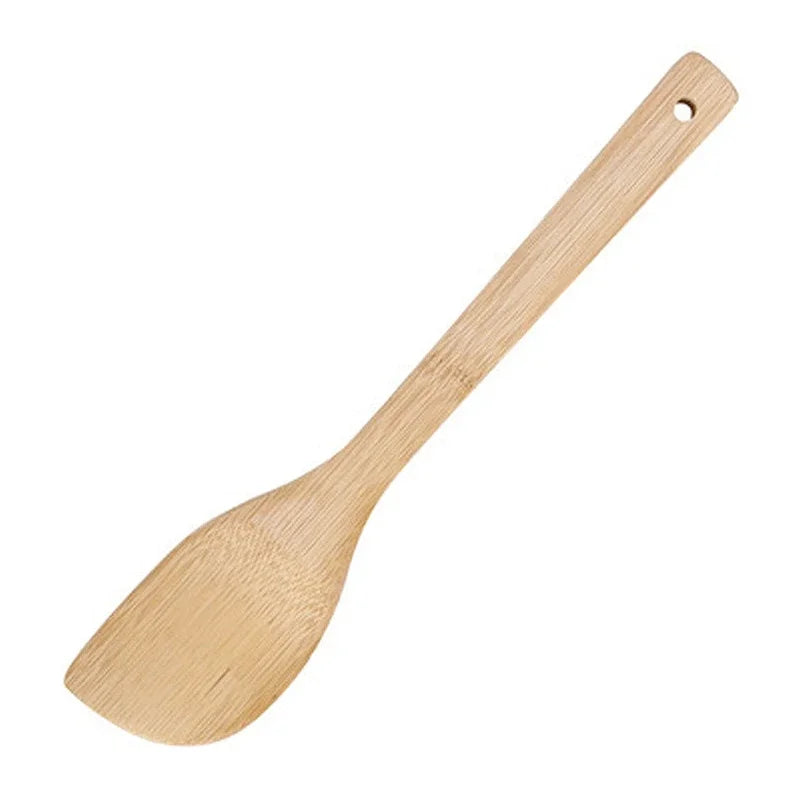 Non-Stick Pan Spatula Natural Bamboo Household Kitchen Spatula Spoon Cooking Utensils Dinner Food Wok Shovel Kitchen Accessories