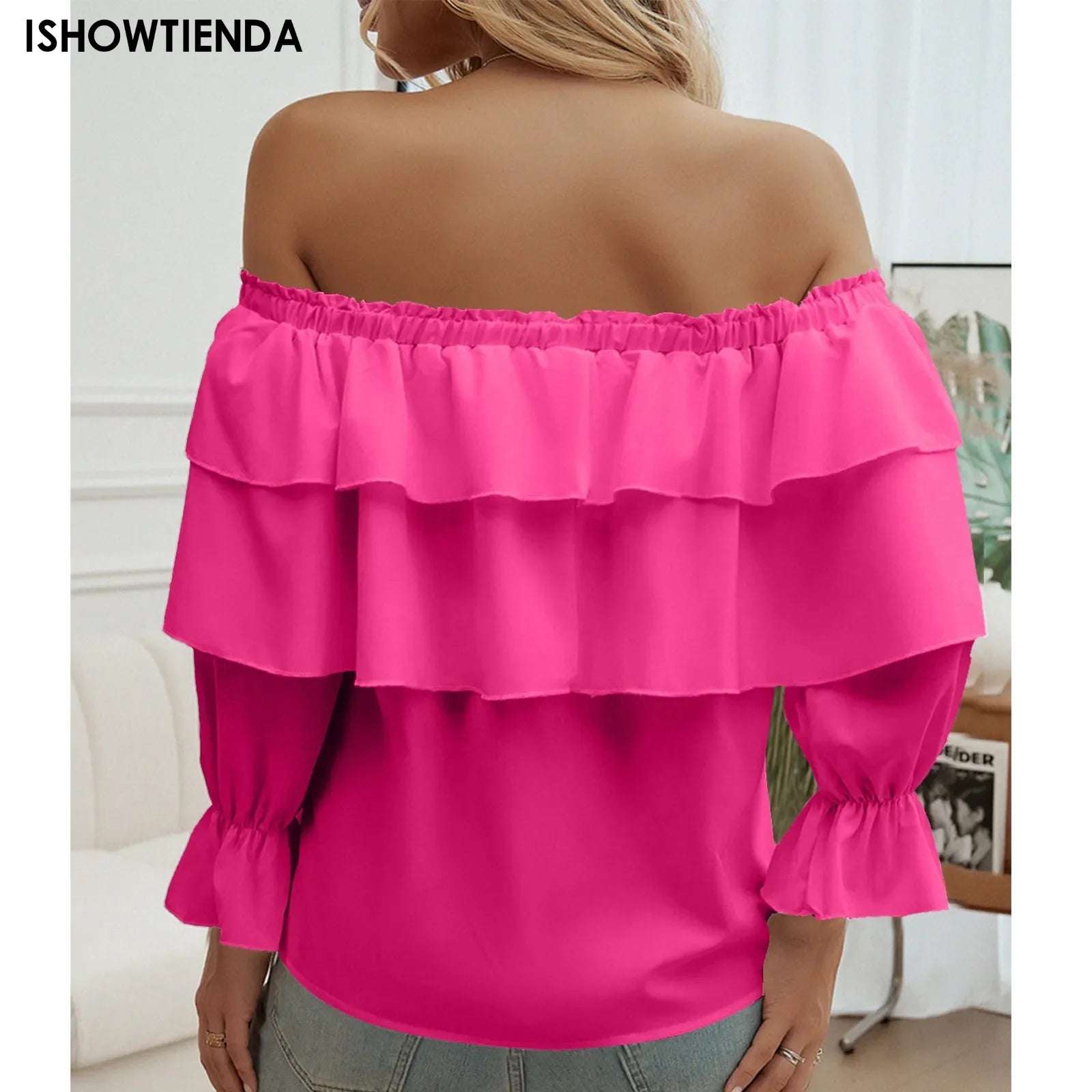 Sexy One Shoulder Bow Knot Shirt For Women Clothing 2025 Summer Tops