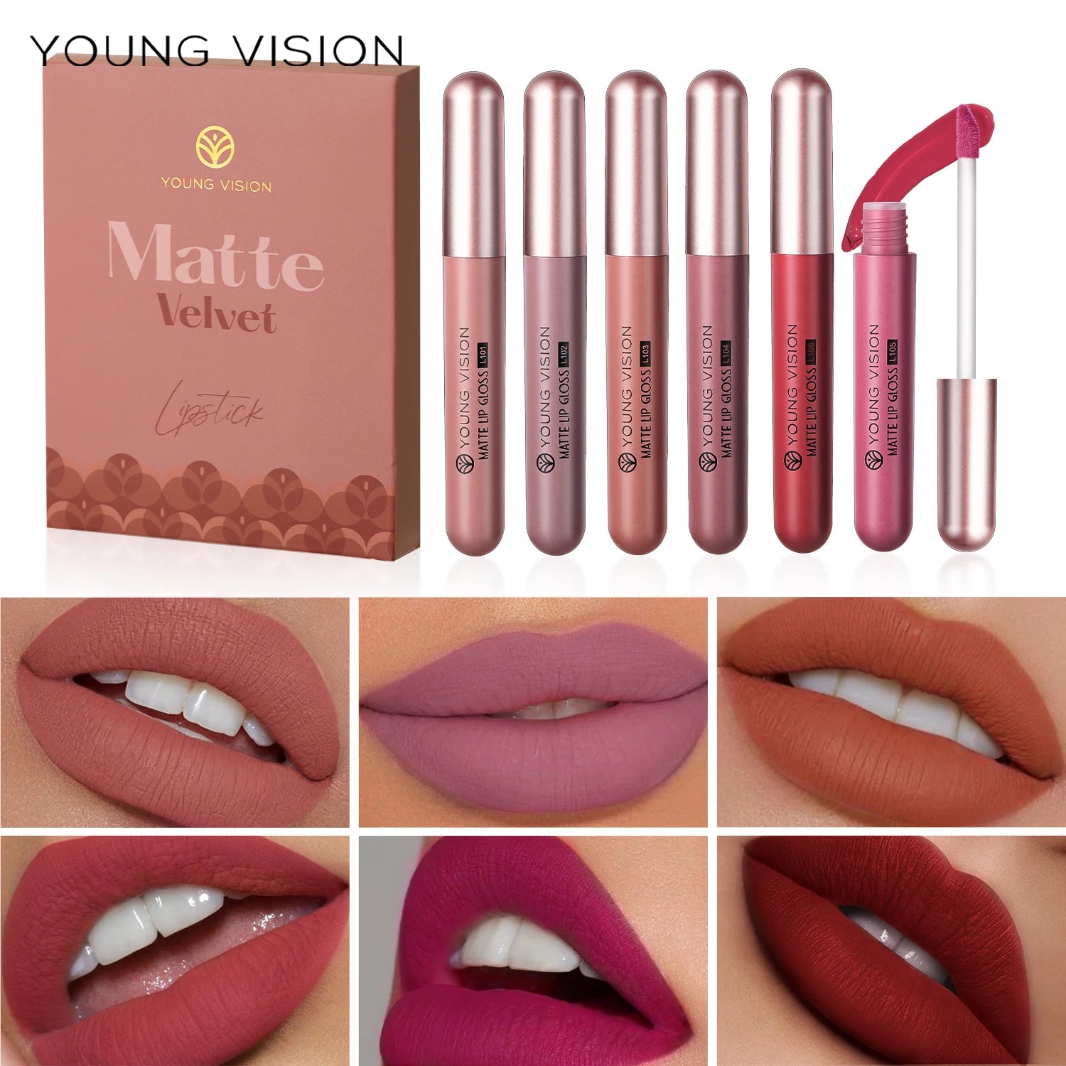Matte Velvet Liquid Lipstick Set