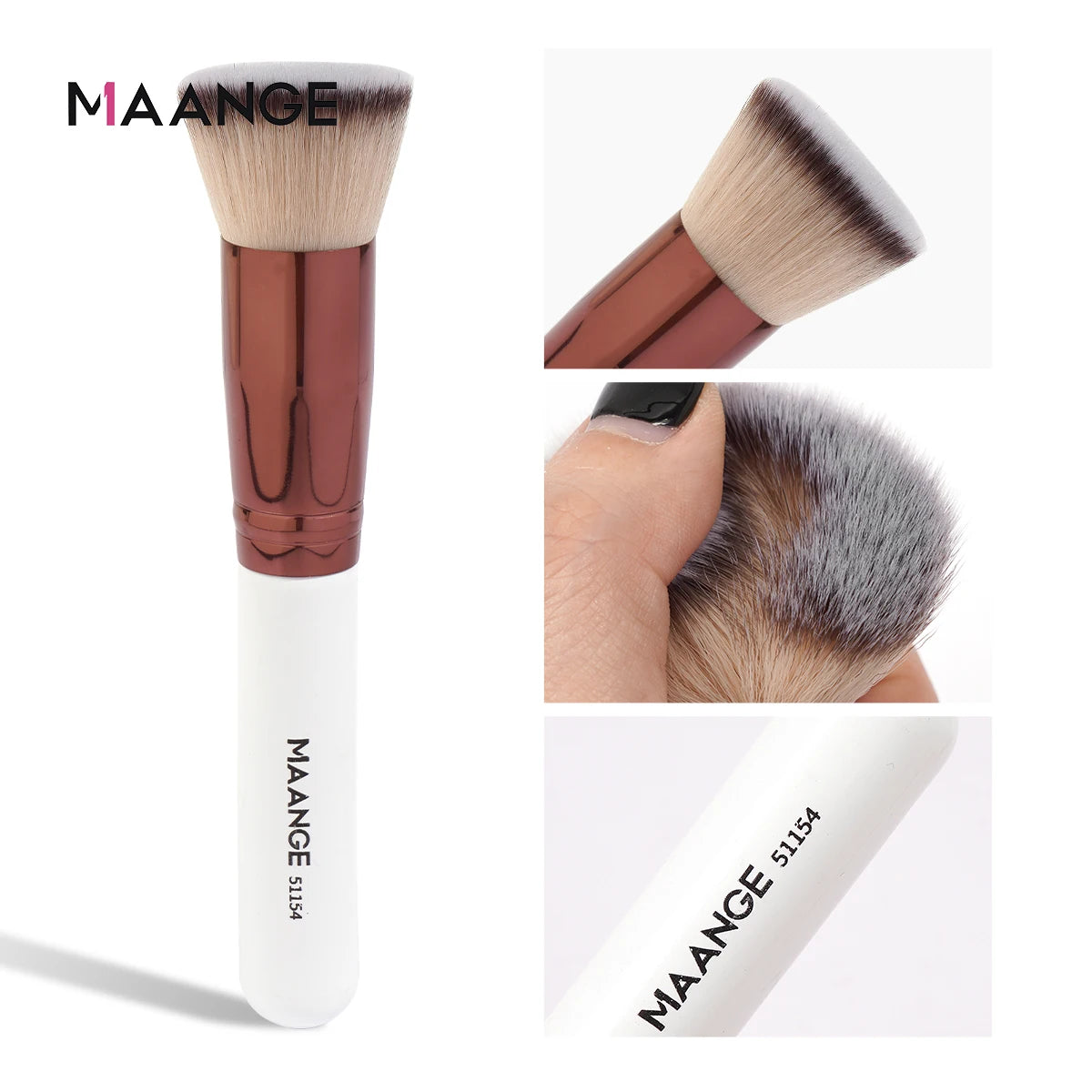 Makeup Brushes with Case Foundation Concealer Powder Makeup Brush