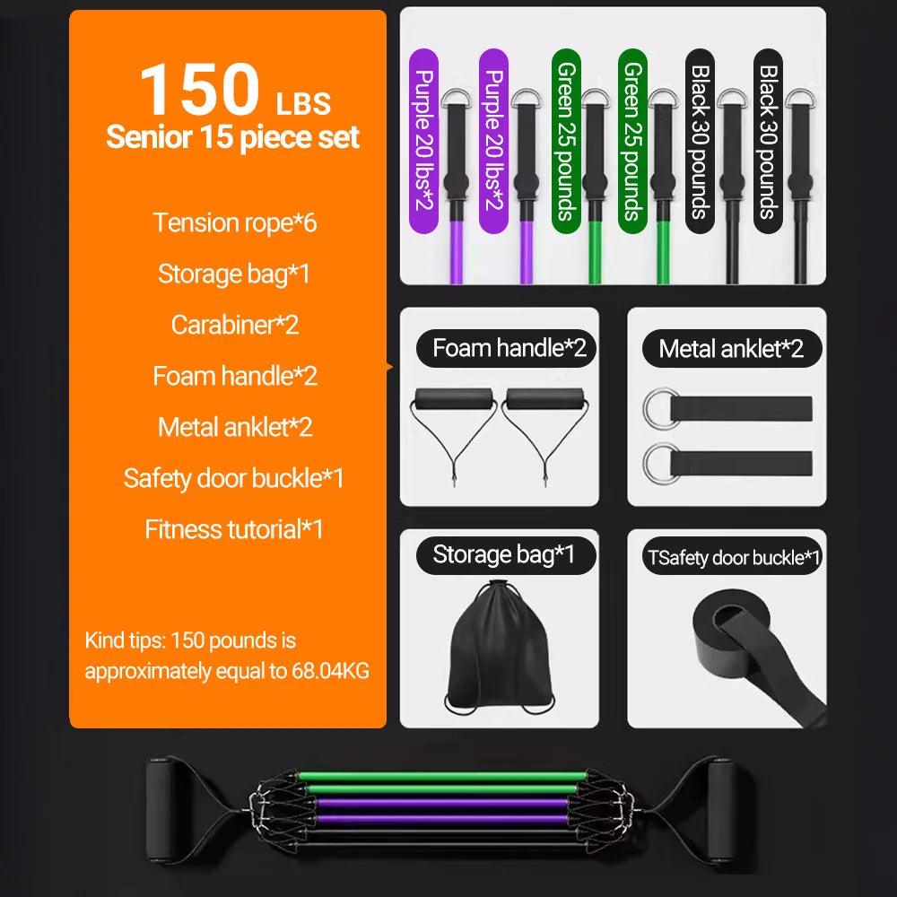 Pull Rope Bodybuilding Resistance Bands