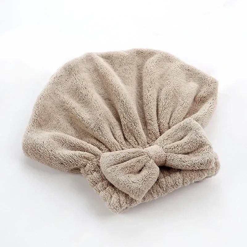 Bamboo  Microfiber Hair Towel Wrap