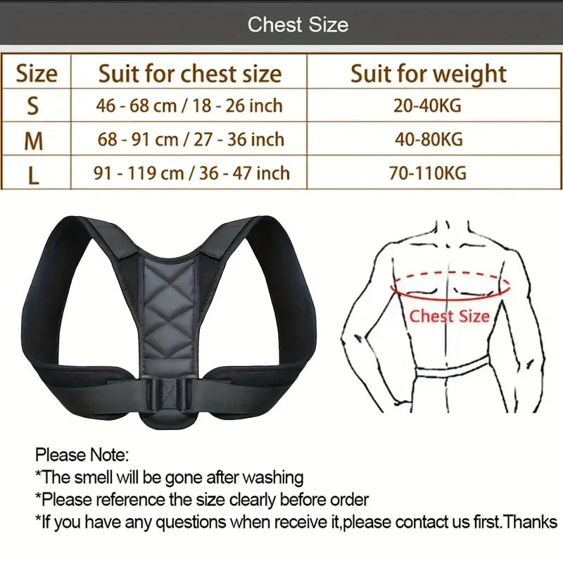 Back Posture Correction Belt Hunchback Prevention Correction