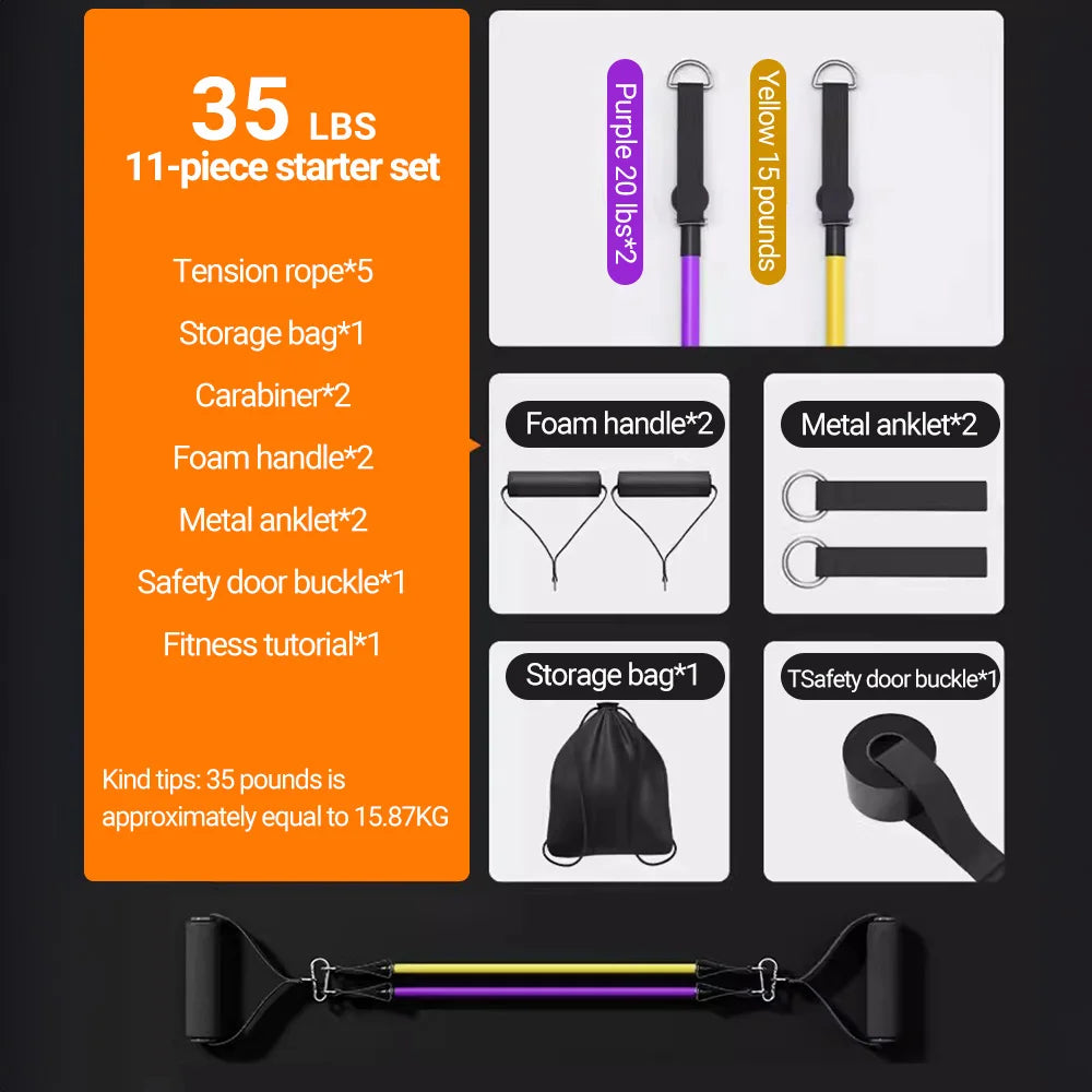 Pull Rope Bodybuilding Resistance Bands