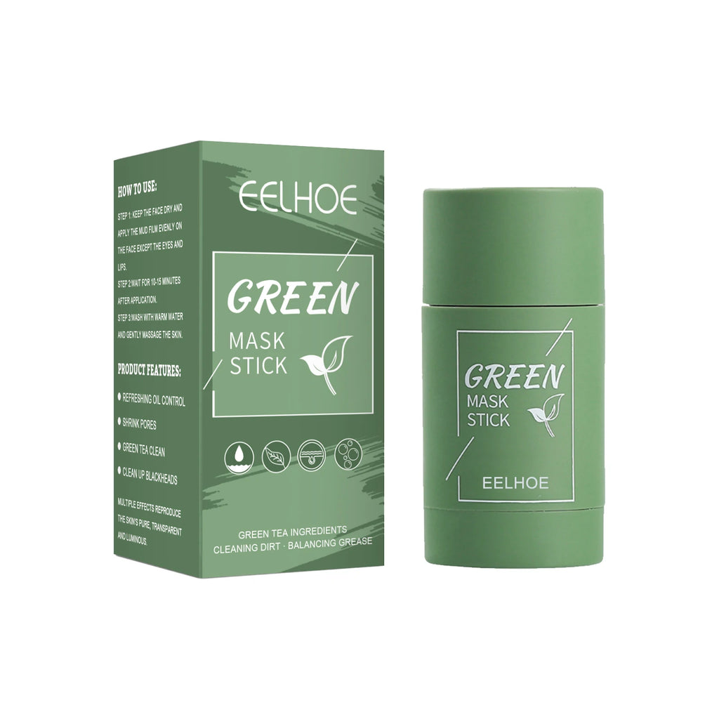 Green Tea Solid Mask Clean Dirt Shrink Pores Blackhead Remover