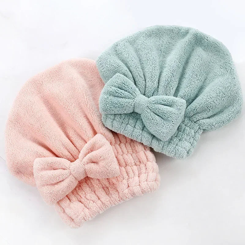Bamboo  Microfiber Hair Towel Wrap