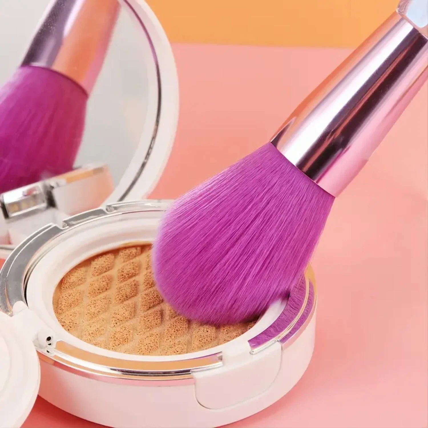 Soft and Luxurious Travel Beauty Tools - Crystal Acrylic Handle Eye Makeup Brush Set