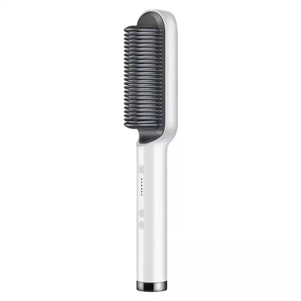 Professional Quick Heated Electric Hot Comb Hair Straightener