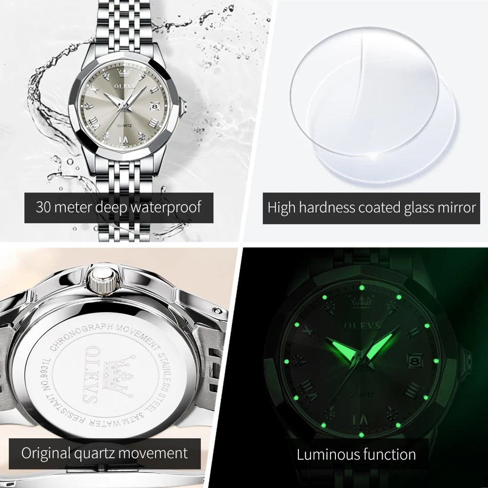 Elegant Fashion Women's Watches Luxury Brand