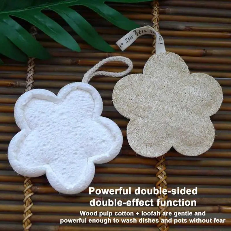 Organic Sponges Compostable Dish Scrubber Sponge