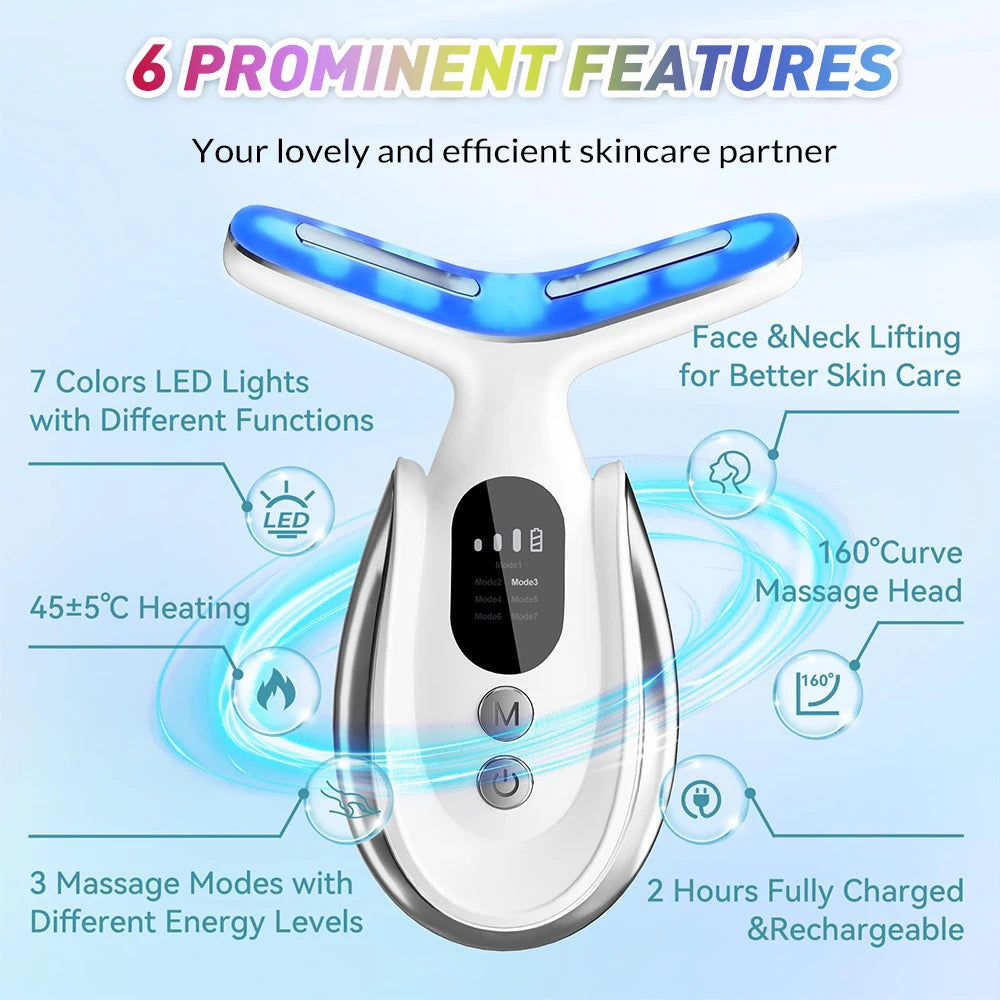 Facial And Neck Massage USB Rechargeable Neck Wrinkle Removal