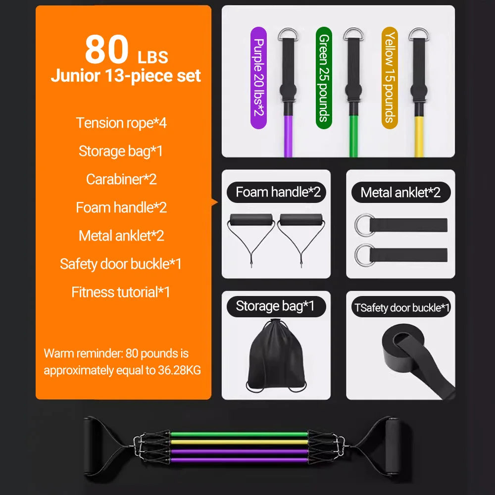 Pull Rope Bodybuilding Resistance Bands