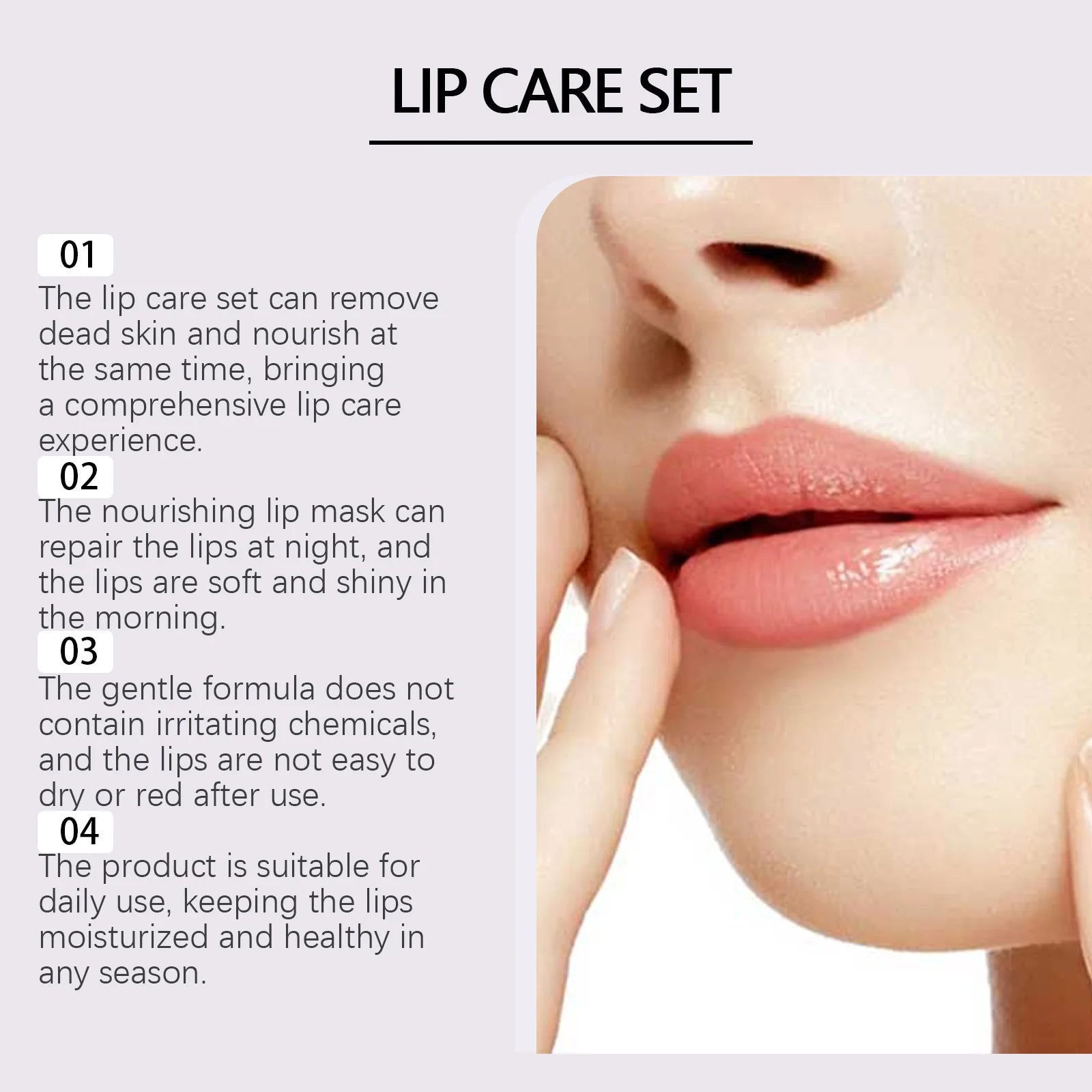 Lip Care Set  Nourishing & Moisturizing Lip Balm