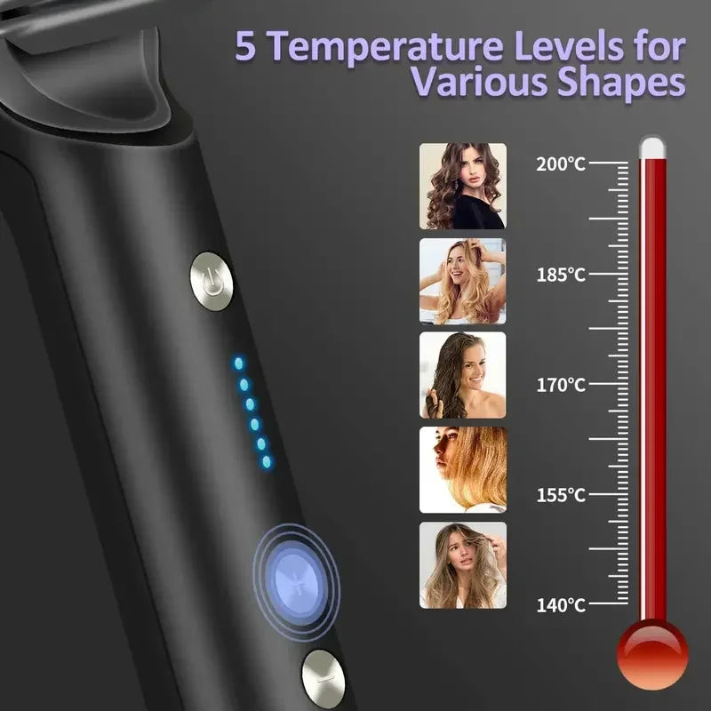 Professional Quick Heated Electric Hot Comb Hair Straightener