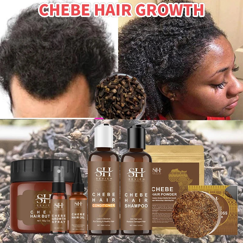 Fast Hair Growth Products African Chebe Powder Hair Growth Oil
