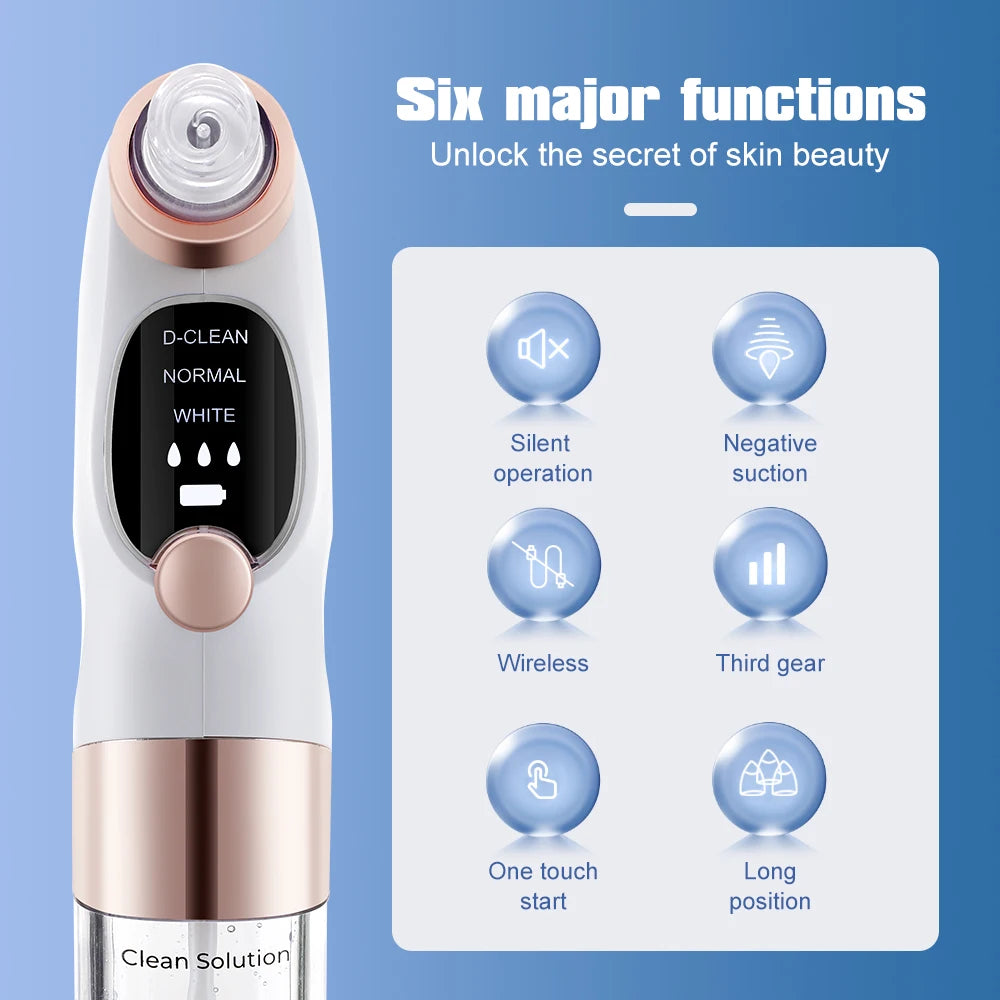 Small Bubble Facial Blackhead Removal Vacuum Face Cleaner