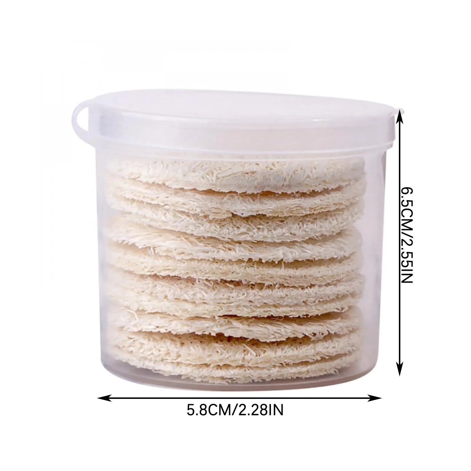Natural Luffa Facial Cleansing Loofah Scrub Wisp Sponge