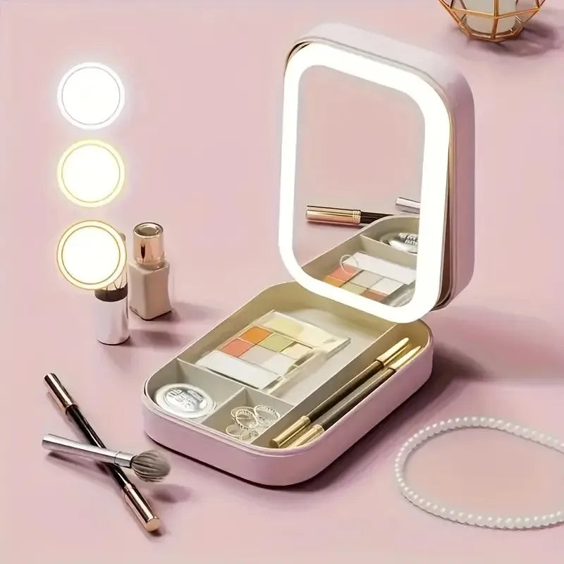 Foldable Mirror Box for Makeup