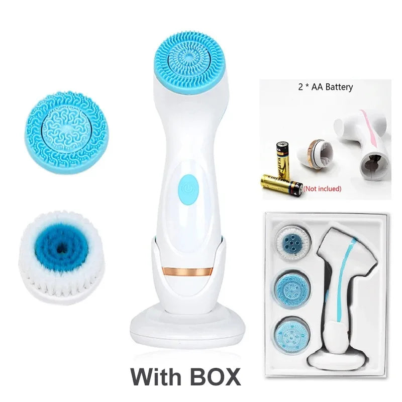Electric Cleansing Brush Ultrasonic Facial Cleaner