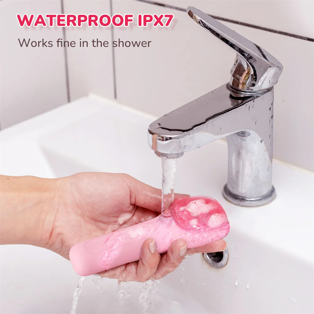 Facial Cleaning Brush Face Scrubber Waterproof