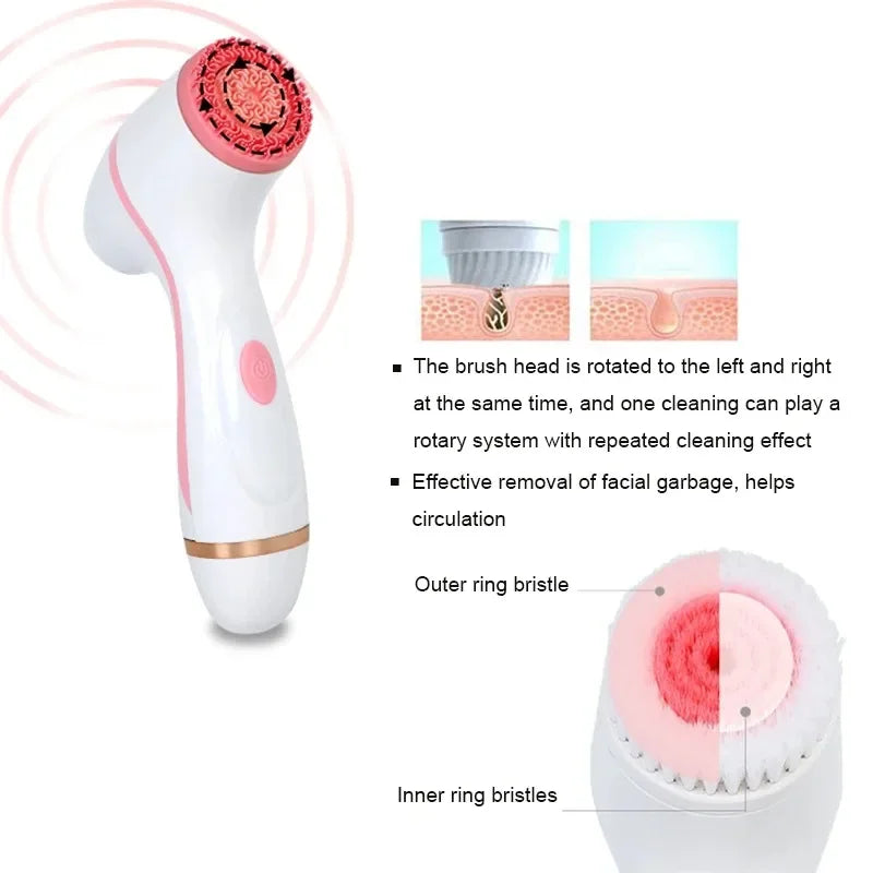 Electric Cleansing Brush Ultrasonic Facial Cleaner