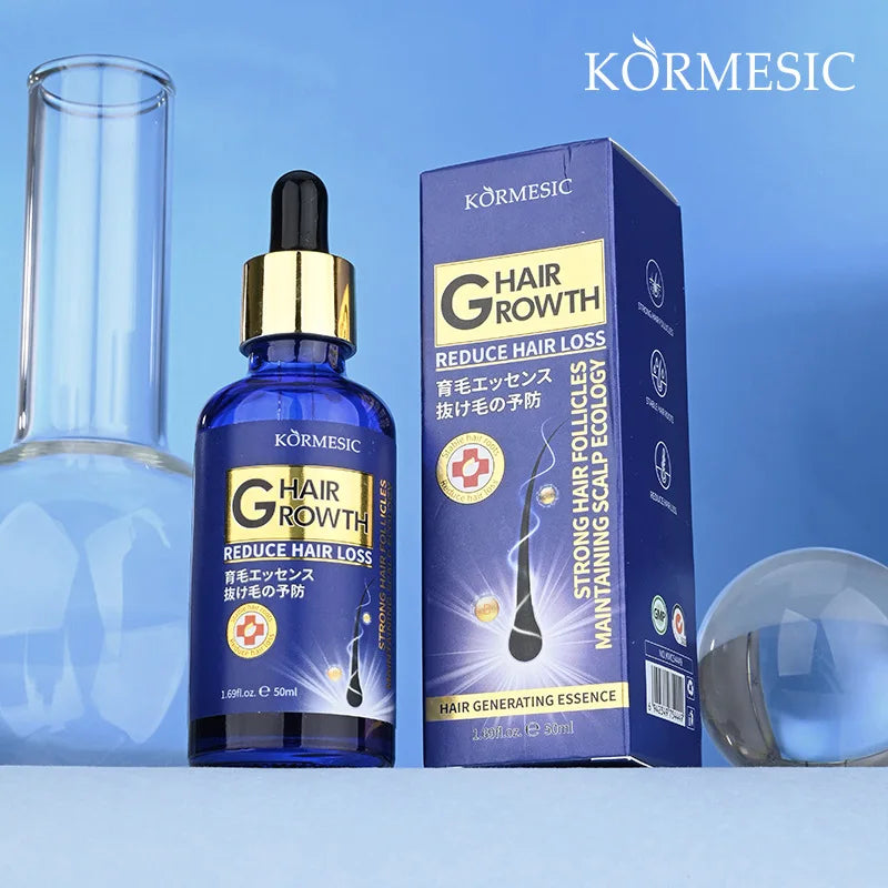 KORMESIC Magic Biotin Hair Growth Serum Strengthen Smoothing Deep Nourishing Frizzy Damaged Repair Spray Oil 30ml