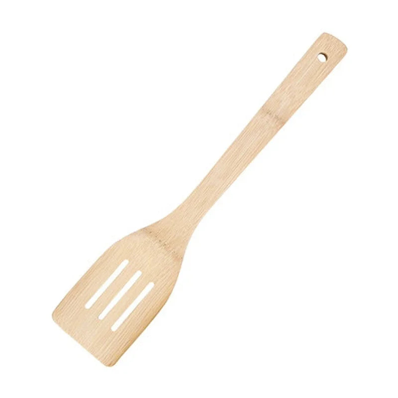 Non-Stick Pan Spatula Natural Bamboo Household Kitchen Spatula Spoon Cooking Utensils Dinner Food Wok Shovel Kitchen Accessories